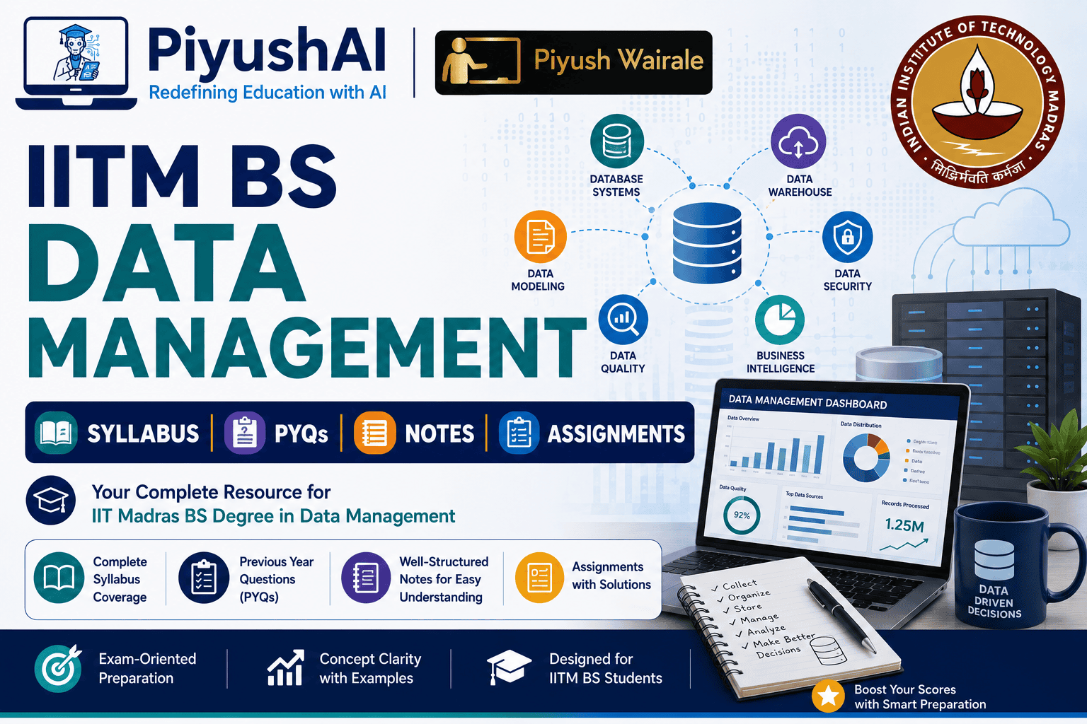 IITM BS Data Management | Syllabus, PYQs, Notes and Assignments IITM BS Data Management | Syllabus, PYQs, Notes and Assignments