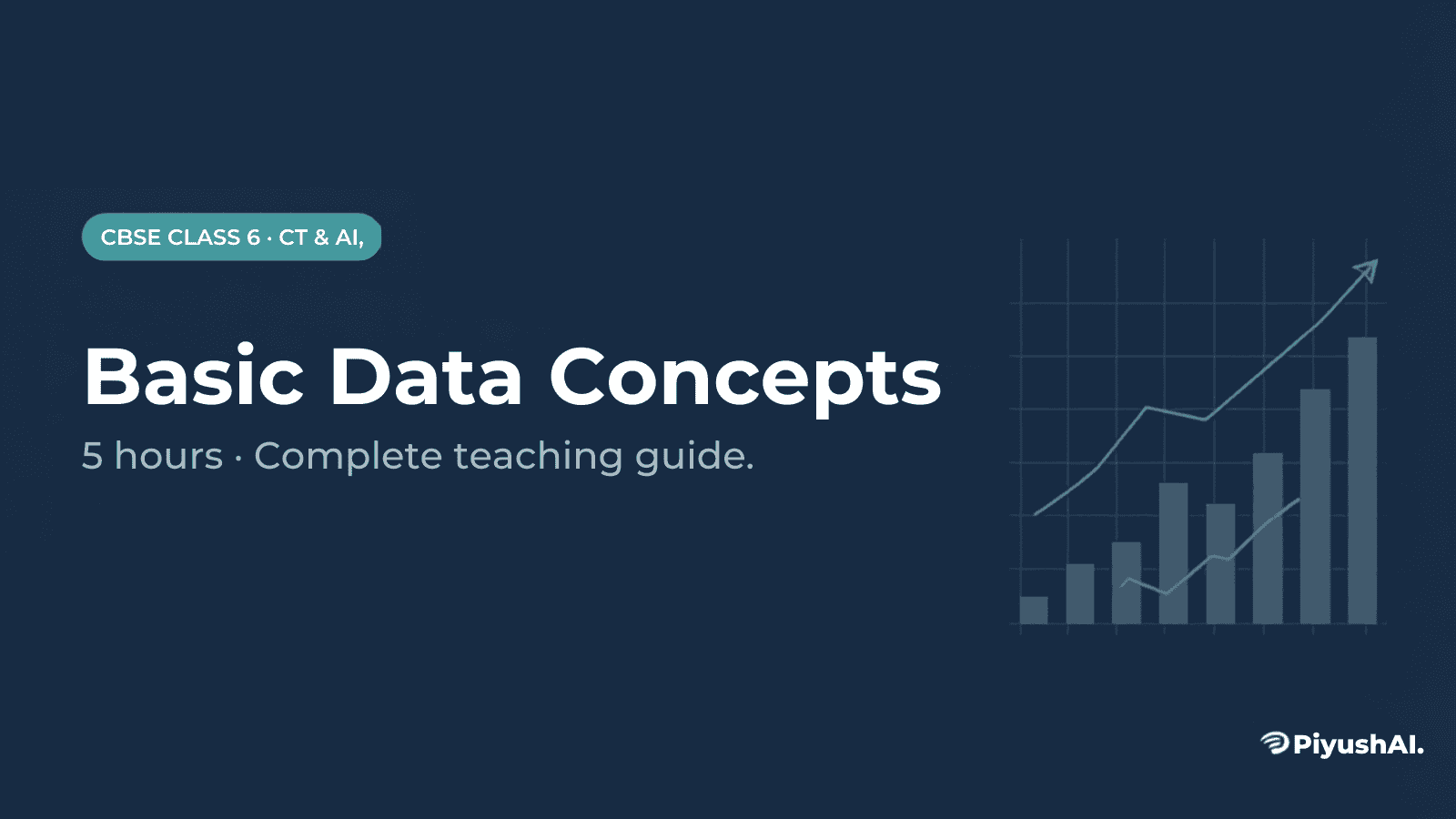CBSE Class 6 CT and AI, Chapter 2: Basic Data Concepts — 5 hours, complete teaching guide from PiyushAI