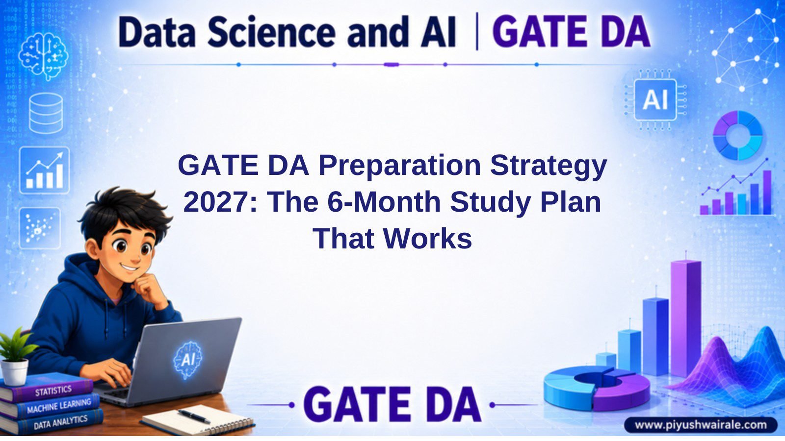 GATE DA Preparation Strategy 2027 GATE DA Preparation Strategy 2027: The 6-Month Study Plan That Works