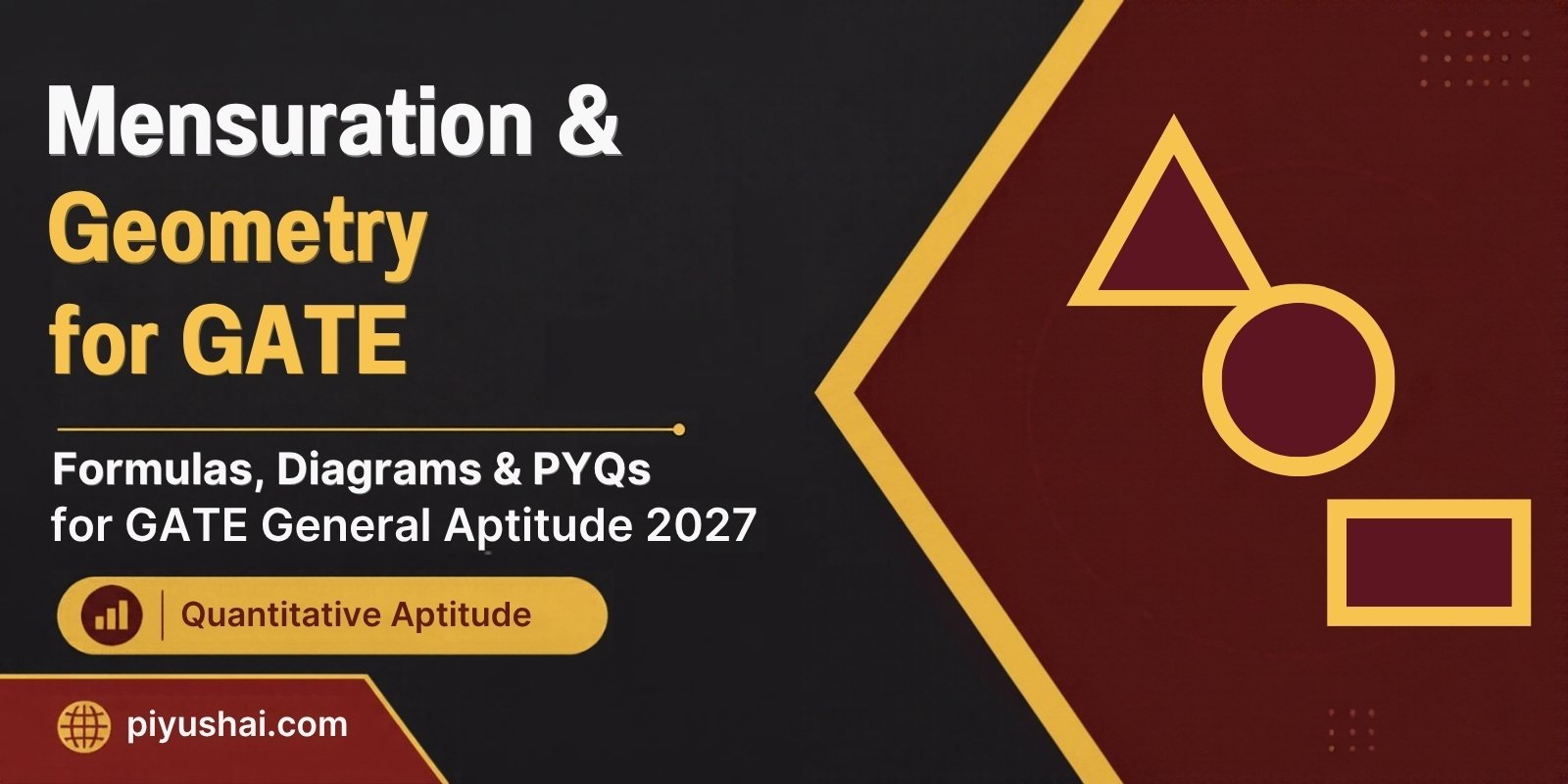 Mensuration and Geometry for GATE Aptitude